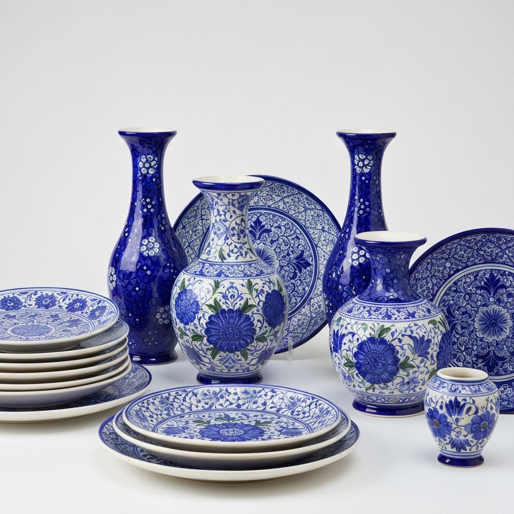 Blue Pottery