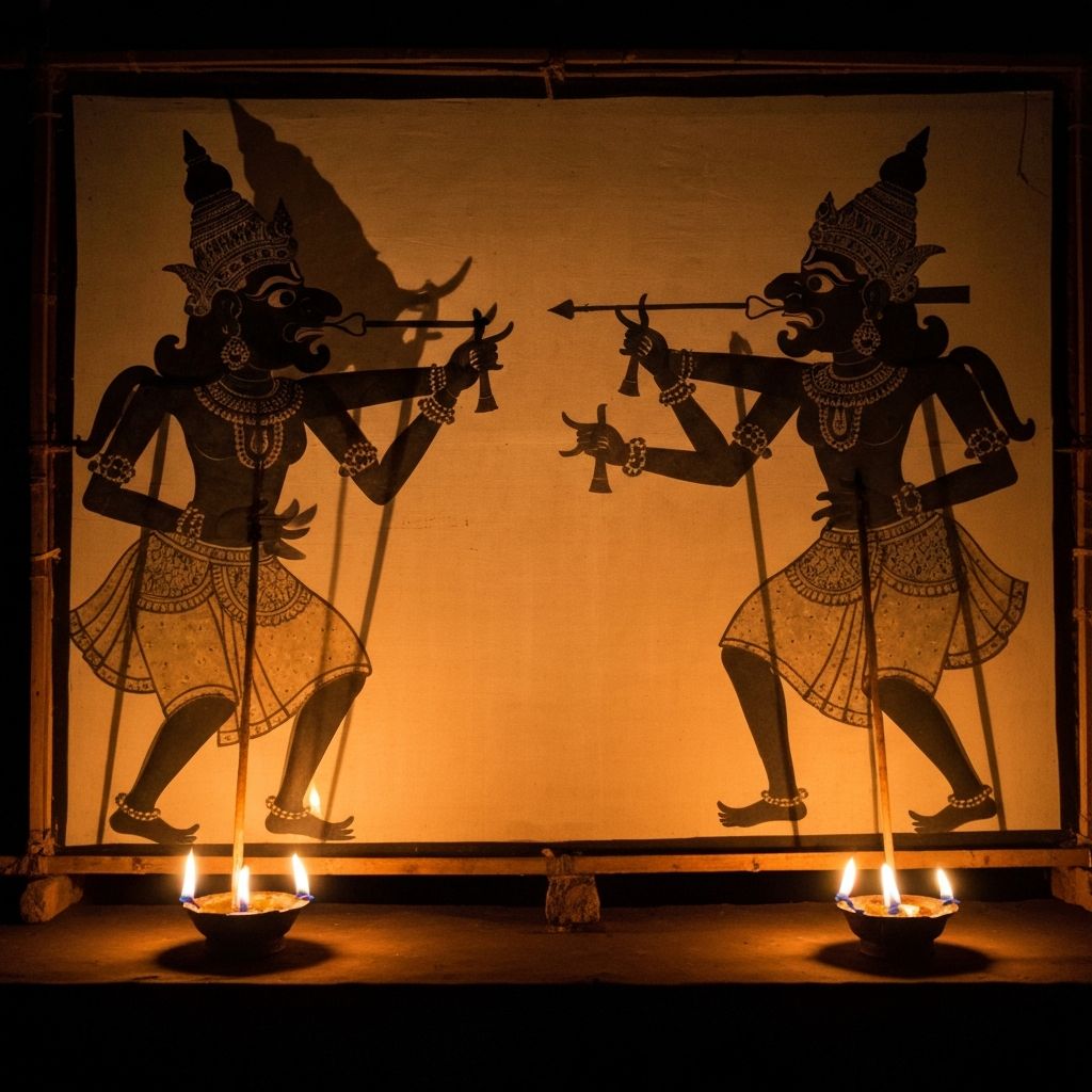 Ravana Chhaya Shadow Puppetry
