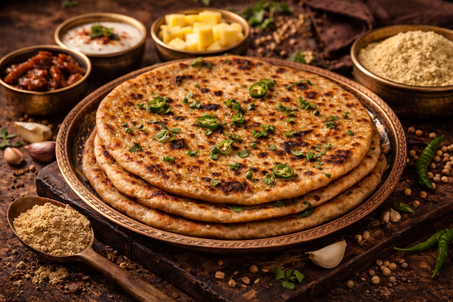 Sattu Paratha