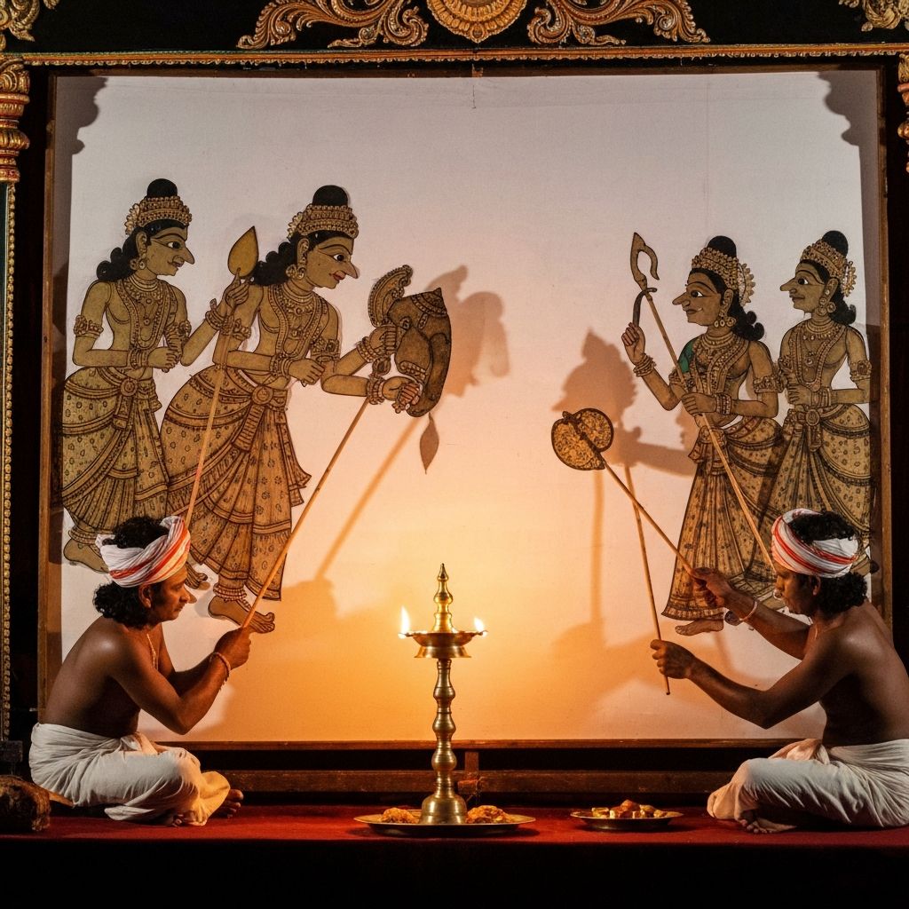 Tholpavakoothu Shadow Puppetry